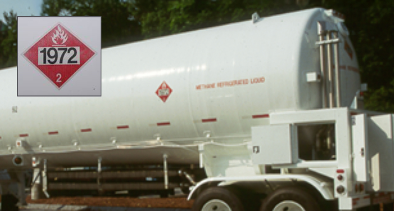 LNG trailer (UN 1972)