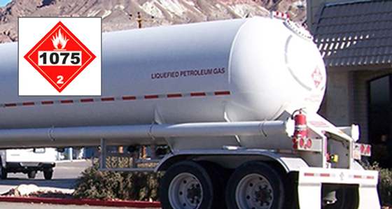 LPG trailer (UN 1203)