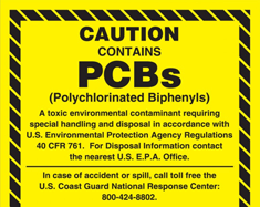 PCB warning label