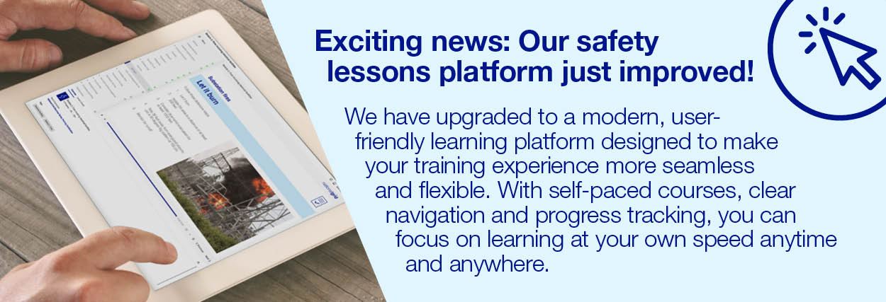 Exciting news: Our safety lessons platform just improved!