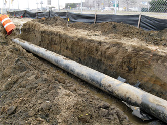 Underground pipeline